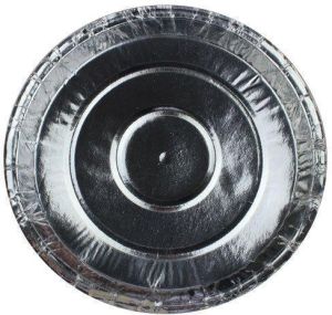 Disposable Silver Paper Plate