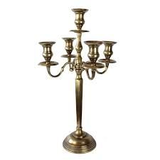 Brass antique wedding candelabra