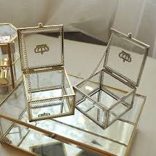 Decorative Glass jewelry boxes