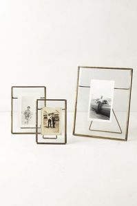 Stand glass photo frame