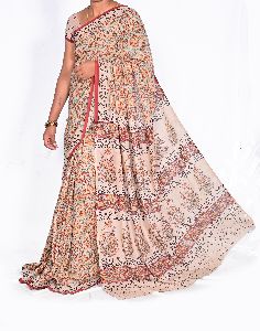 Kalamkari Chanderi Silk Sarees