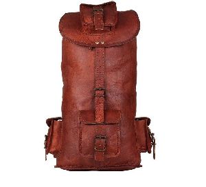 Handmade Leather Unisex Backpack Bag