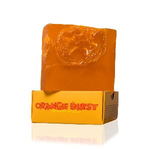 Orange Burst Handmade Loofah Soap 150 gm
