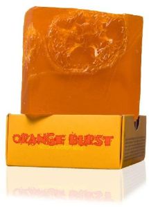 Orange Burst Handmade Loofah Soap 150 gm