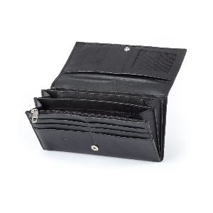 Ladies Black Leather Wallet