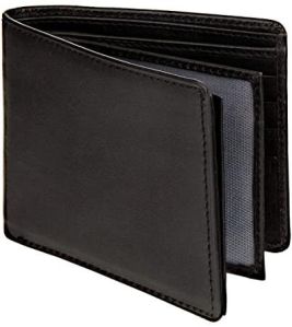 Mens Black Leather Wallet