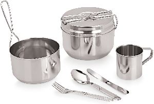 Stainless Steel Camping Tiffin Set