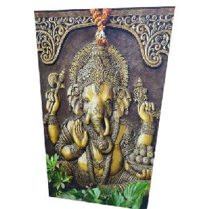 3D Ganesha Ceramic Wall Tiles