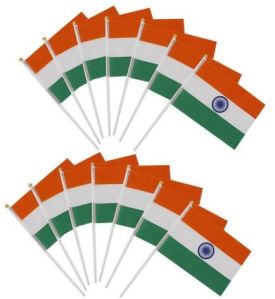 Indian National Hand Flags