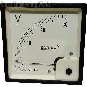 SR-72-96VD Analogue Voltmeter and Ammeter