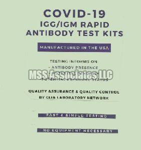 COVID 19 Rapid Antibody Test Kits