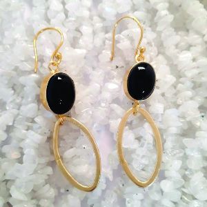 Brass Hanging Earring