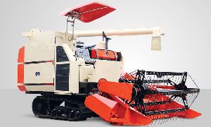 Track Combined Harvester Full Feed 88 Hp