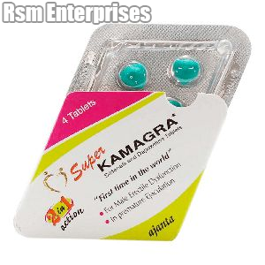 Super Kamagra Tablets (Sildenafil Citrate 100mg & Dapoxetine 60mg)