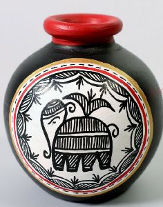 hand painted pottery