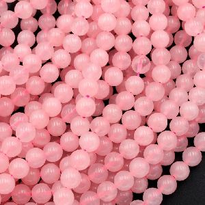 Rose Quartz Round Gemstone beads