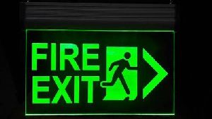 Fire Exit LED Name Plates