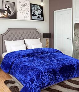 1600 Gms Double Bed Luxury Mink Blanket
