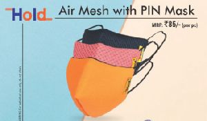 Face Mask - HOLD Air Mesh with PIN Mask - Pushpanjali medi India Pvt. Ltd.