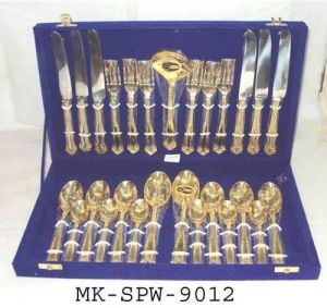 24 Karat Gold Plated Cutlery Set