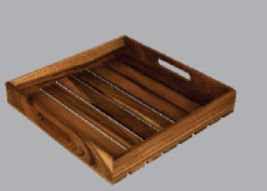 Sagwan Wood Serving Tray