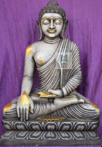 Black Antique Buddha Statue