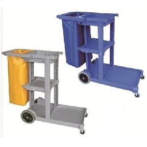 Plastic Janitor Housekeeping Cart