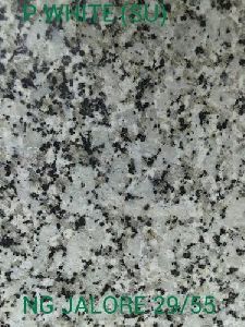 P White Granite Block Raw Material