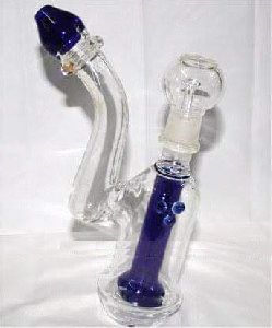 Glass Oil Bubbler Pipe