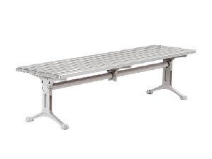 aluminum bench