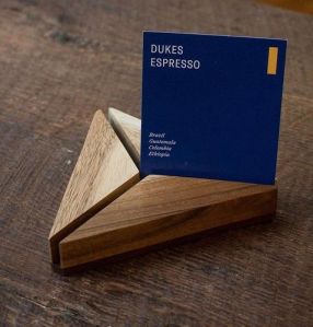 Wooden Card Holder