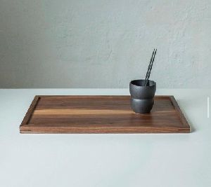 wooden tea tray