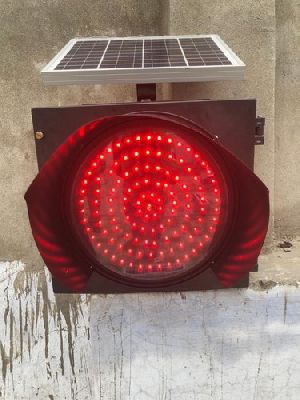 Solar LED Traffic Blinker Lights
