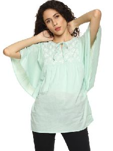 Chikan Butterfly Style Short Lucknowi Top