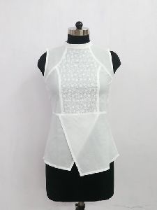 Hand Embroidered Western Top