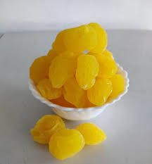 dried yellow peach