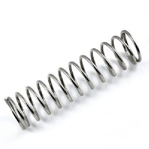 Metallic Silver Precise Compression Spring