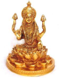 Brass Maa Laxmi Statue