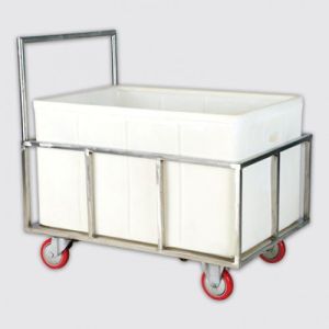 Stainless Steel Garbage Trolley