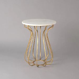 Metal Wire Round Side Table