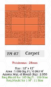 Tile Mould TM 47 Carpet