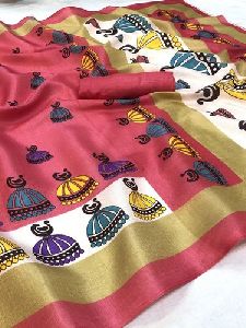 polyester cotton sarees