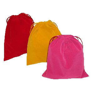 velvet drawstring pouch