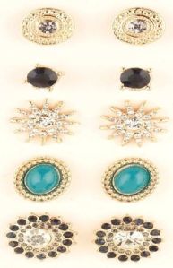 5 Pairs Earrings Set