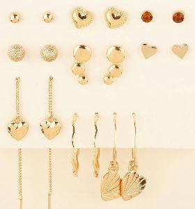 9 Pairs Earrings Set