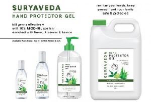 Suryaveda Hand Protector Gel with 70% Alcohol content