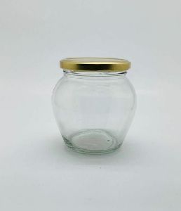 Glass Apple Jar