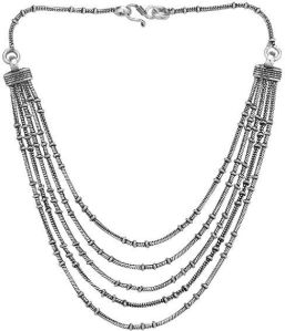 MNT1076 Oxidized Necklace