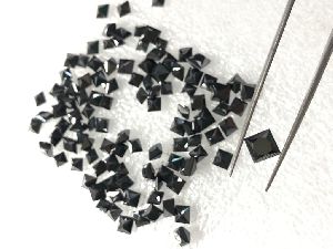 Black Square Brilliant Cut Moissanite,VVS Clarity,3.50-3.80 MM& 5 CT