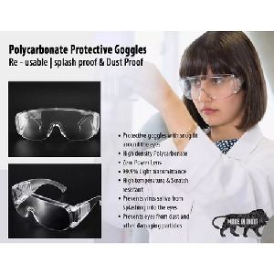 Polycarbonate Reusable Protective Goggles